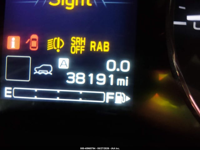 45965794 :رقم المزاد ، JF2GTAMC8K8233839 vin ، 2019 Subaru Crosstrek 2.0i Limited مزاد بيع