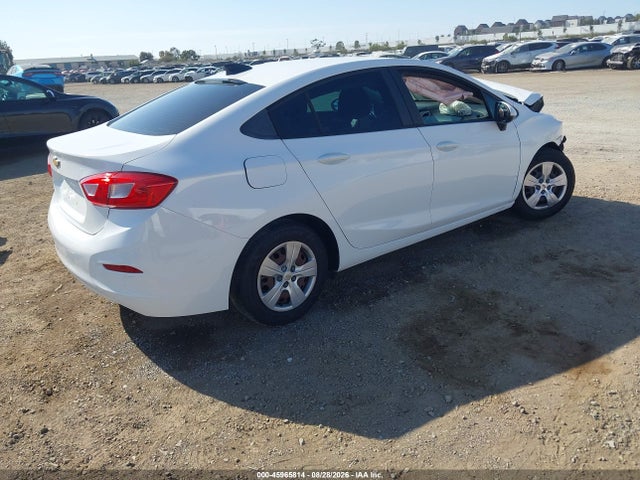 Продажа на аукционе авто 2018 Chevrolet Cruze Ls Auto, vin: 1G1BC5SM6J7220984, номер лота: 45965814