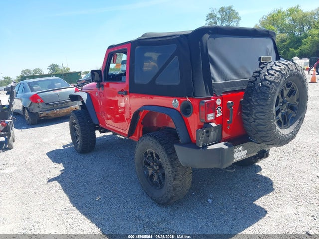2015 Jeep Wrangler Willys Wheeler მანქანა იყიდება აუქციონზე, vin: 1C4AJWAG9FL525890, აუქციონის ნომერი: 45965864