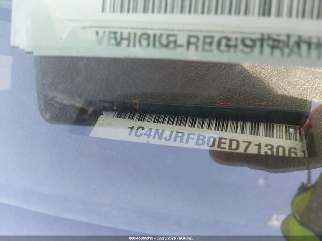 Продаж на аукціоні авто 2014 Jeep Patriot Latitude, vin: 1C4NJRFB0ED713061, номер лоту: 45965915