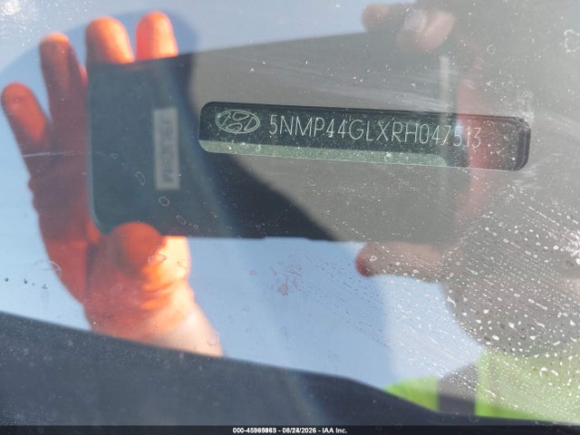 2024 Hyundai Santa Fe Limited მანქანა იყიდება აუქციონზე, vin: 5NMP44GLXRH047513, აუქციონის ნომერი: 45965963