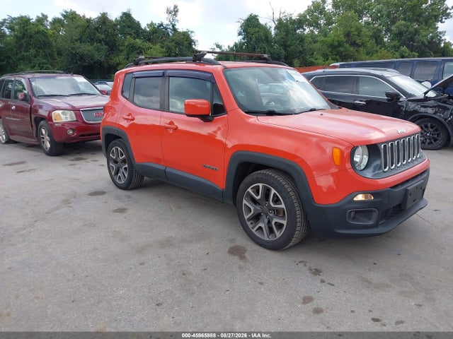 Продаж на аукціоні авто 2016 Jeep Renegade Latitude, vin: ZACCJABT7GPD43089, номер лоту: 45965988