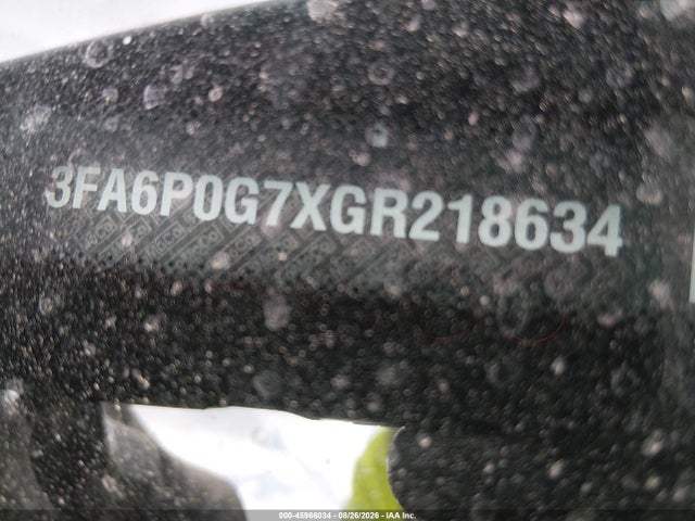 3FA6P0G7XGR218634 Ford FUSION S