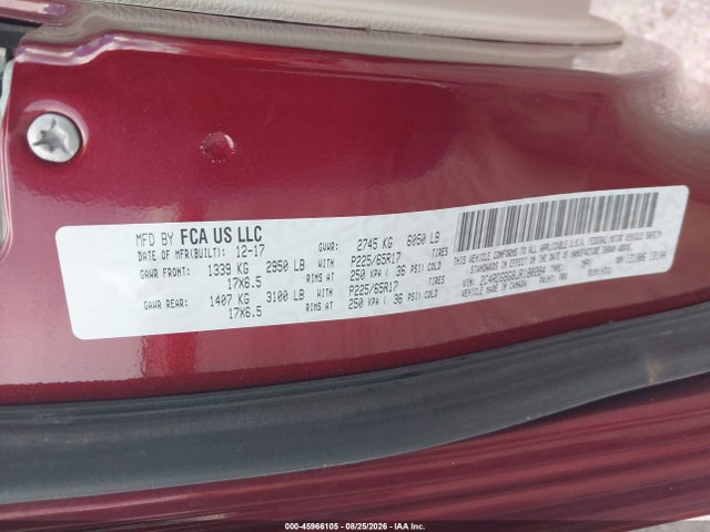 Продажа на аукционе авто 2018 Dodge Grand Caravan Se, vin: 2C4RDGBG8JR180284, номер лота: 45966105