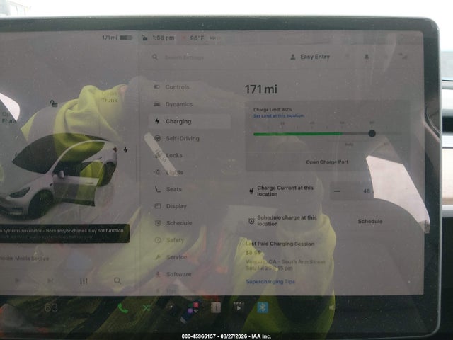 Aukcja sprzedaży 2023 Tesla Model Y Awd/long Range Dual Motor All-wheel Drive, vin: 7SAYGDEE1PF708234, numer aukcji: 45966157