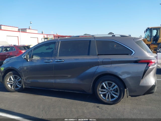 45966311 :رقم المزاد ، 5TDZRKECXMS057935 vin ، 2021 Toyota Sienna Limited مزاد بيع