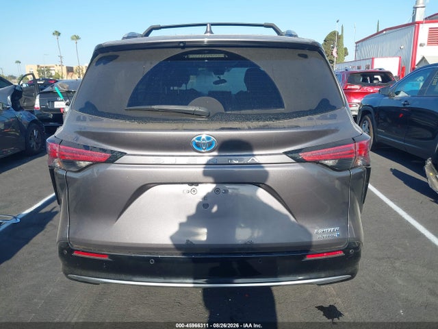 45966311 :رقم المزاد ، 5TDZRKECXMS057935 vin ، 2021 Toyota Sienna Limited مزاد بيع