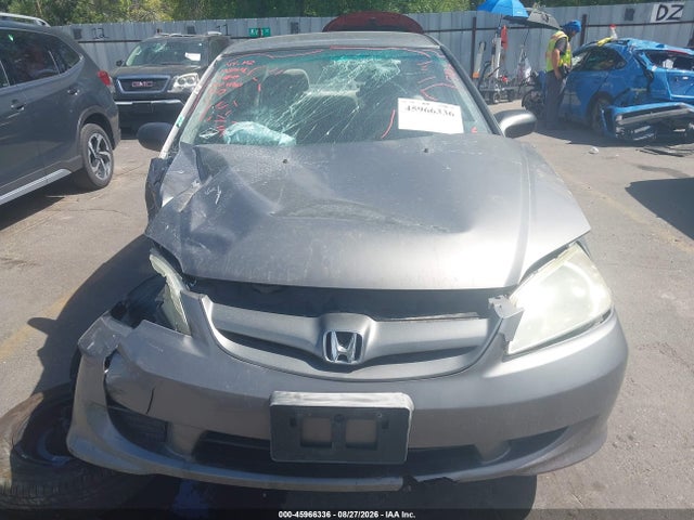 2005 Honda Civic Vp მანქანა იყიდება აუქციონზე, vin: 1HGES16385L026554, აუქციონის ნომერი: 45966336