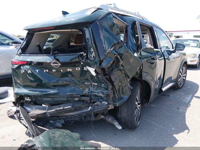 2022 Nissan Pathfinder Platinum 2wd მანქანა იყიდება აუქციონზე, vin: 5N1DR3DH3NC208187, აუქციონის ნომერი: 45966391