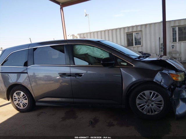 45966477 :رقم المزاد ، 5FNRL5H2XFB083688 vin ، 2015 Honda Odyssey Lx مزاد بيع