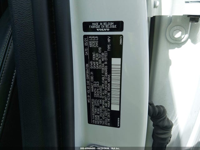 Aukcja sprzedaży 2021 Volvo Xc40 T5 R-design, vin: YV4162UM5M2611533, numer aukcji: 45966495