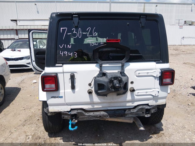 2024 Jeep Wrangler 4xe Sport S 4xe მანქანა იყიდება აუქციონზე, vin: 1C4RJXN64RW224943, აუქციონის ნომერი: 45966551
