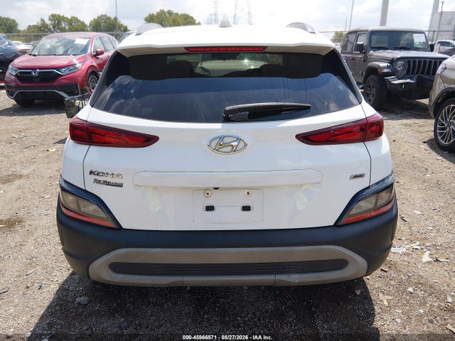2022 Hyundai Kona Sel მანქანა იყიდება აუქციონზე, vin: KM8K3CAB6NU858859, აუქციონის ნომერი: 45966571