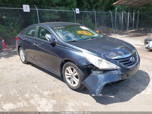 2014 Hyundai Sonata Gls მანქანა იყიდება აუქციონზე, vin: 5NPEB4AC8EH859153, აუქციონის ნომერი: 45966717