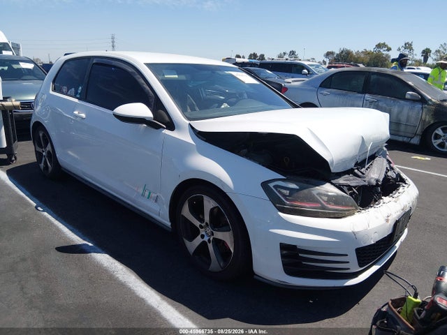 45966735 :رقم المزاد ، 3VWTT7AU6FM035966 vin ، 2015 Volkswagen Golf Gti 2.0t S 2-door مزاد بيع