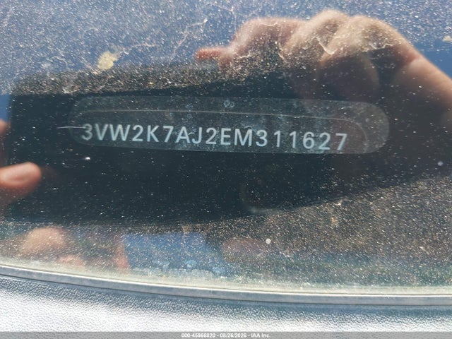 Продаж на аукціоні авто 2014 Volkswagen Jetta 2.0l S, vin: 3VW2K7AJ2EM311627, номер лоту: 45966820