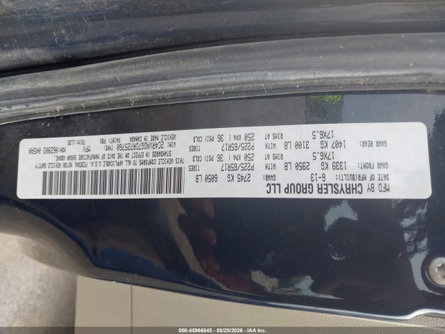 Aukcja sprzedaży 2013 Volkswagen Routan Sel Premium, vin: 2C4RVADG7DR725760, numer aukcji: 45966845
