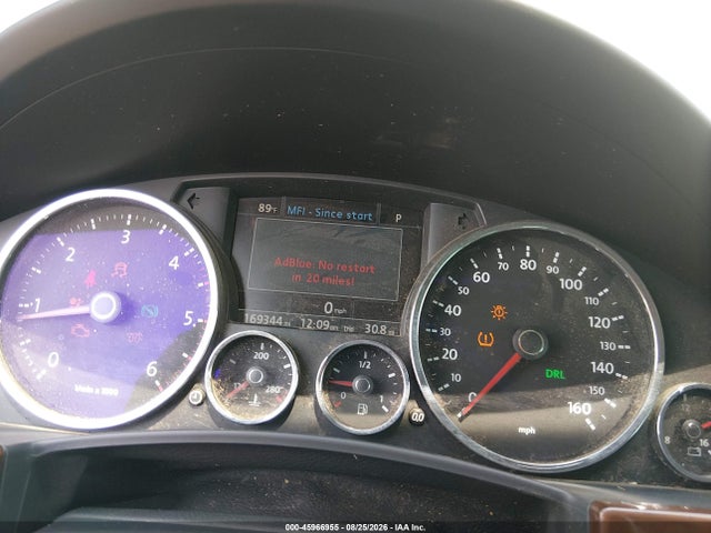 45966955 :رقم المزاد ، WVGFM77L49D036427 vin ، 2009 Volkswagen Touareg 2 V6 Tdi مزاد بيع