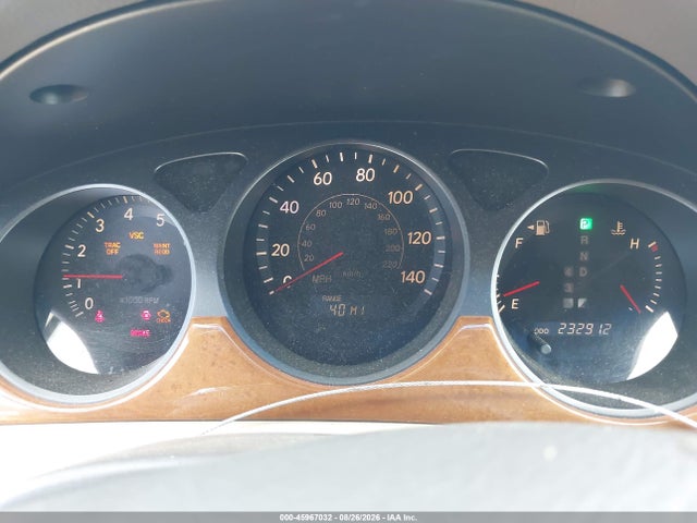 2005 Lexus Es 330 მანქანა იყიდება აუქციონზე, vin: JTHBA30G955093338, აუქციონის ნომერი: 45967032