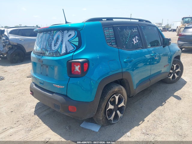 Aukcja sprzedaży 2021 Jeep Renegade Trailhawk 4x4, vin: ZACNJDC1XMPN29984, numer aukcji: 45967073