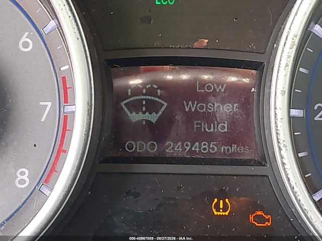 Aukcja sprzedaży 2012 Hyundai Sonata Gls, vin: 5NPEB4AC4CH309297, numer aukcji: 45967089