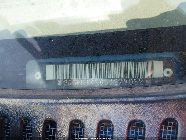 45967154 :رقم المزاد ، 2GCEK19N631279032 vin ، 2003 Chevrolet Silverado 1500 Ss مزاد بيع