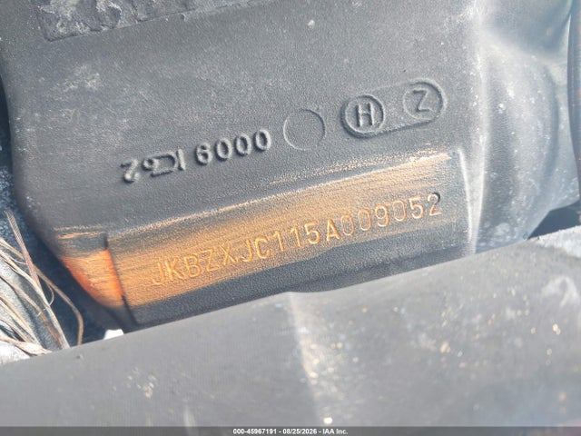 2005 Kawasaki Zx636 C1 მანქანა იყიდება აუქციონზე, vin: JKBZXJC115A009052, აუქციონის ნომერი: 45967191