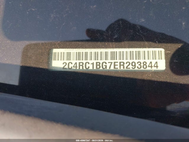 Продажа на аукционе авто 2014 Chrysler Town & Country Touring, vin: 2C4RC1BG7ER293844, номер лота: 45967247