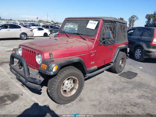 Aukcja sprzedaży 2000 Jeep Wrangler Sport, vin: 1J4FA49S5YP764717, numer aukcji: 45967288