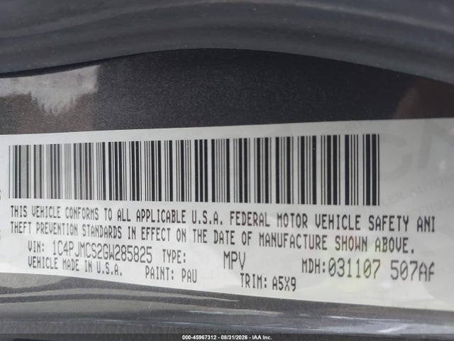 Продаж на аукціоні авто 2016 Jeep Cherokee Latitude, vin: 1C4PJMCS2GW285825, номер лоту: 45967312