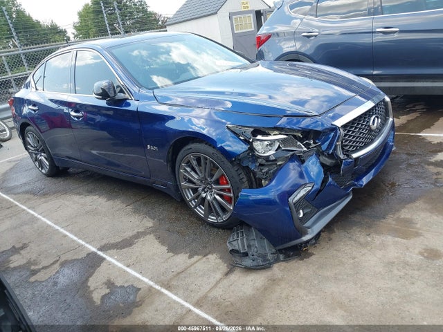 45967511 :رقم المزاد ، JN1FV7AP2JM460855 vin ، 2018 Infiniti Q50 3.0t Red Sport 400 مزاد بيع