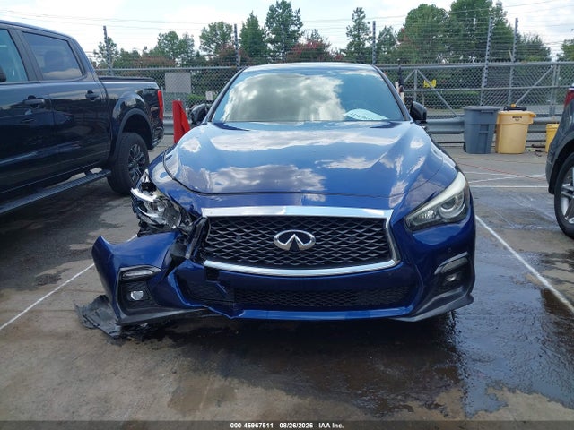45967511 :رقم المزاد ، JN1FV7AP2JM460855 vin ، 2018 Infiniti Q50 3.0t Red Sport 400 مزاد بيع