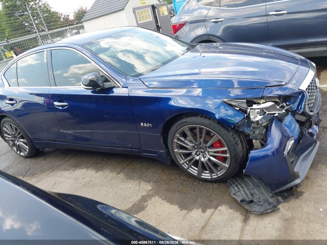 45967511 :رقم المزاد ، JN1FV7AP2JM460855 vin ، 2018 Infiniti Q50 3.0t Red Sport 400 مزاد بيع
