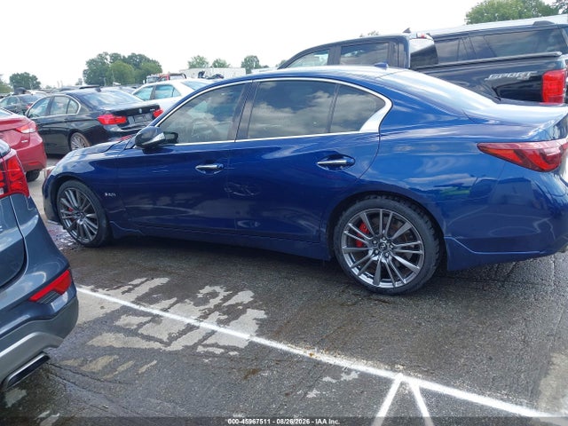 45967511 :رقم المزاد ، JN1FV7AP2JM460855 vin ، 2018 Infiniti Q50 3.0t Red Sport 400 مزاد بيع
