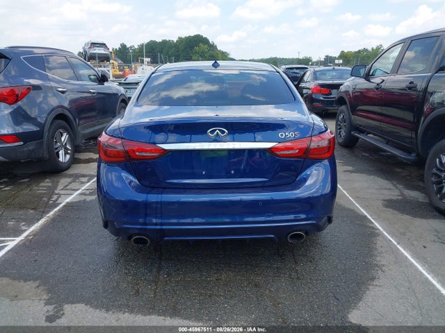 45967511 :رقم المزاد ، JN1FV7AP2JM460855 vin ، 2018 Infiniti Q50 3.0t Red Sport 400 مزاد بيع
