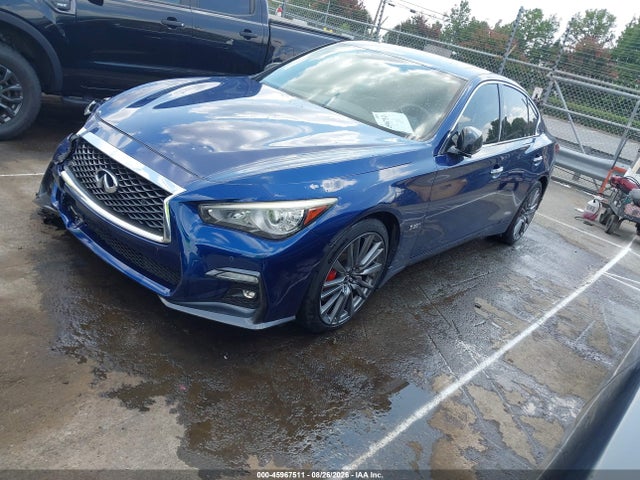 45967511 :رقم المزاد ، JN1FV7AP2JM460855 vin ، 2018 Infiniti Q50 3.0t Red Sport 400 مزاد بيع