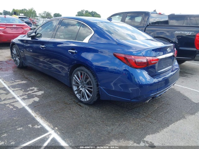 45967511 :رقم المزاد ، JN1FV7AP2JM460855 vin ، 2018 Infiniti Q50 3.0t Red Sport 400 مزاد بيع