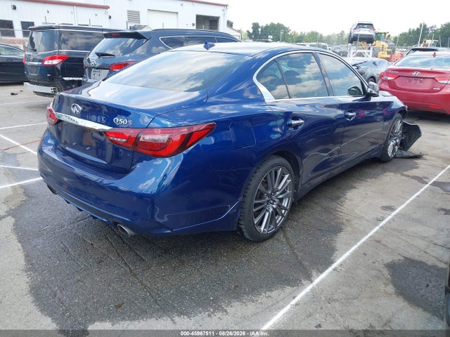 45967511 :رقم المزاد ، JN1FV7AP2JM460855 vin ، 2018 Infiniti Q50 3.0t Red Sport 400 مزاد بيع