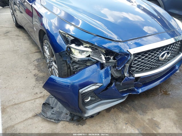 45967511 :رقم المزاد ، JN1FV7AP2JM460855 vin ، 2018 Infiniti Q50 3.0t Red Sport 400 مزاد بيع