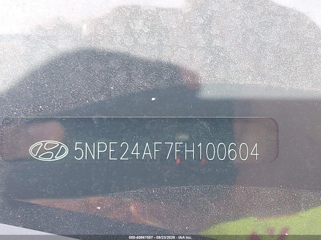 Hyundai SONATA SE 2015 5NPE24AF7FH100604 Image 9