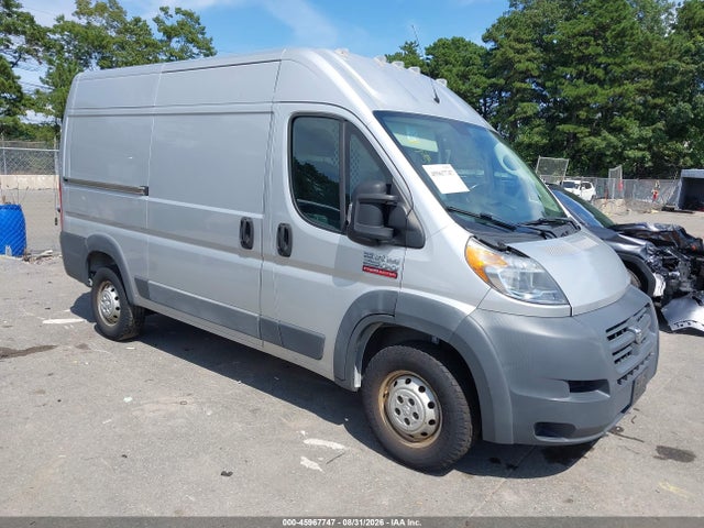 45967747 :رقم المزاد ، 3C6TRVCG1HE548706 vin ، 2017 Ram Promaster 2500 High Roof 136 Wb مزاد بيع