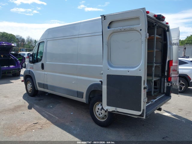45967747 :رقم المزاد ، 3C6TRVCG1HE548706 vin ، 2017 Ram Promaster 2500 High Roof 136 Wb مزاد بيع
