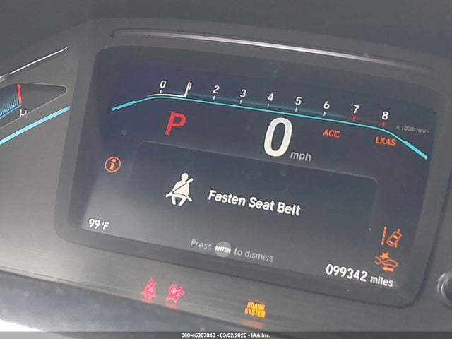45967840 :رقم المزاد ، 5FNRL6H71KB120459 vin ، 2019 Honda Odyssey Ex-l مزاد بيع