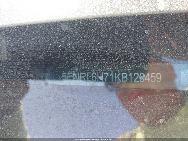 45967840 :رقم المزاد ، 5FNRL6H71KB120459 vin ، 2019 Honda Odyssey Ex-l مزاد بيع