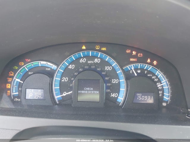 Aukcja sprzedaży 2012 Toyota Camry Hybrid Le, vin: 4T1BD1FK4CU049948, numer aukcji: 45968197