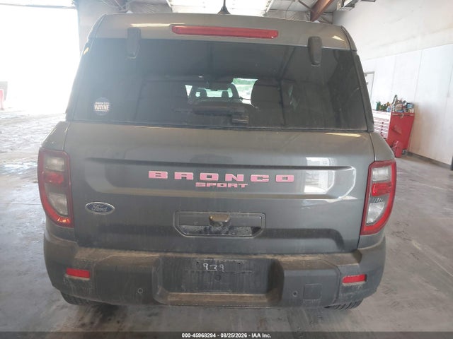45968294 :رقم المزاد ، 3FMCR9BN3SRE00939 vin ، 2025 Ford Bronco Sport Big Bend مزاد بيع