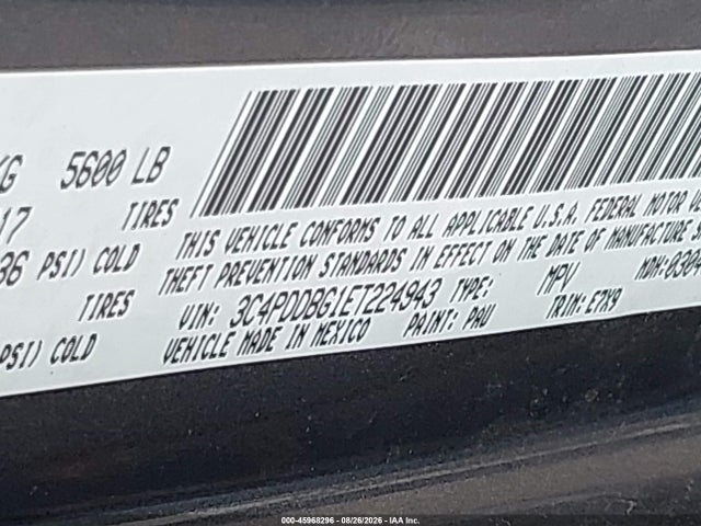 Dodge Journey Sxt 2014 3C4PDDBG1ET224943 Image 9