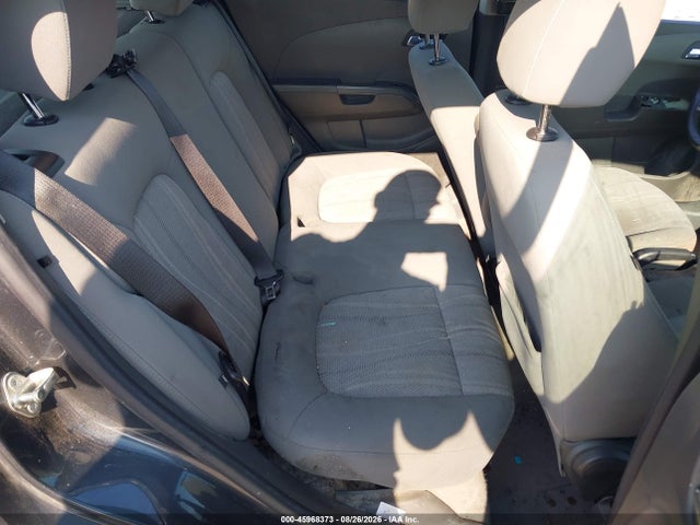 45968373 :رقم المزاد ، 1G1JC6SH8C4179279 vin ، 2012 Chevrolet Sonic 2lt مزاد بيع