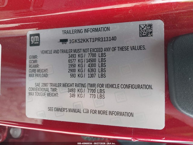 Продажа на аукционе авто 2023 Gmc Yukon Xl 4wd Denali Ultimate, vin: 1GKS2KKT1PR313140, номер лота: 45968534