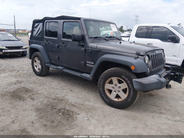 45968663 :رقم المزاد ، 1C4BJWDG1HL567358 vin ، 2017 Jeep Wrangler Unlimited Sport 4x4 مزاد بيع